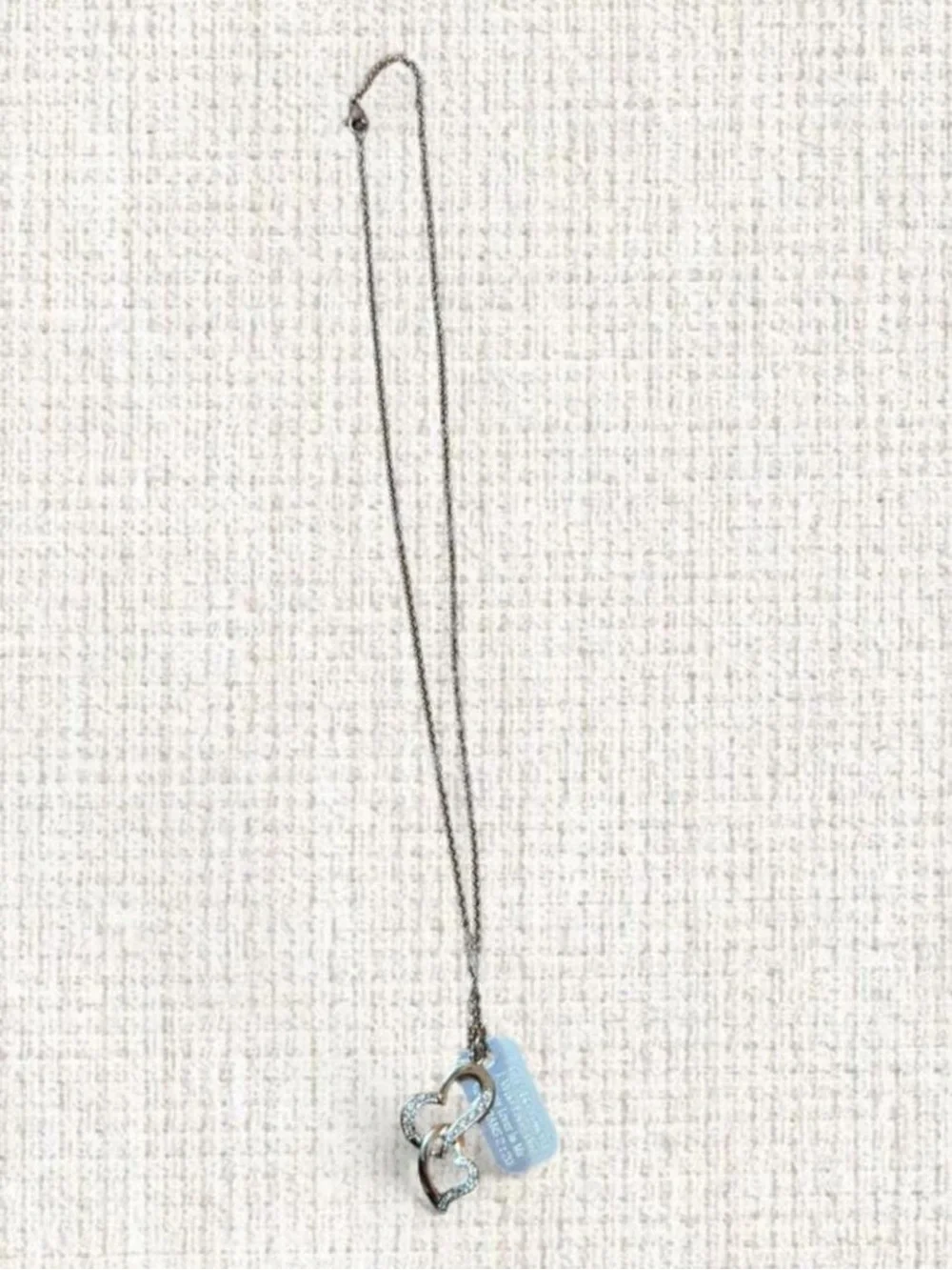 Galatians 2:20 Christian Heart Necklace Rhinestone Scripture Pendant